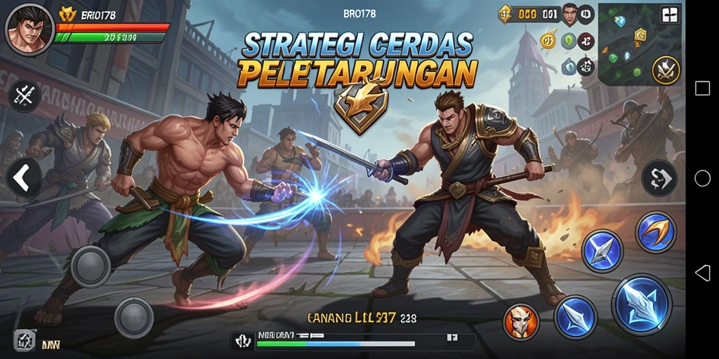 Tampilan gameplay seru dan mendebarkan di BRO178.