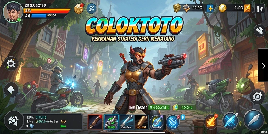 Screenshot utama COLOKTOTO menampilkan gameplay strategi yang menegangkan.