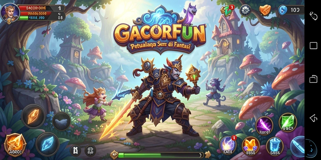 Screenshot dari gameplay seru GACORFUN di dunia petualangan.