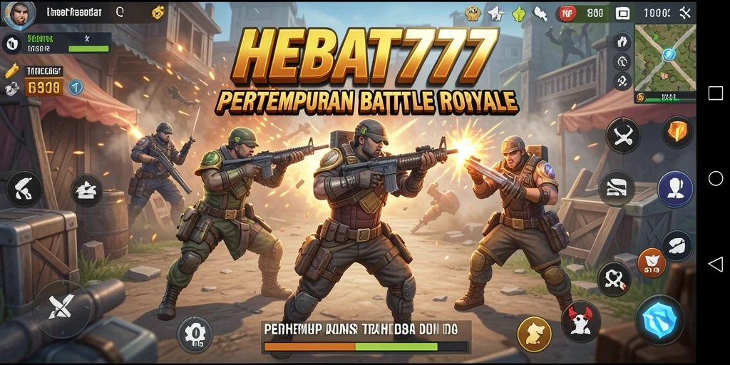 Tampilan layar permainan HEBAT777 yang mendebarkan dalam momen pertempuran.
