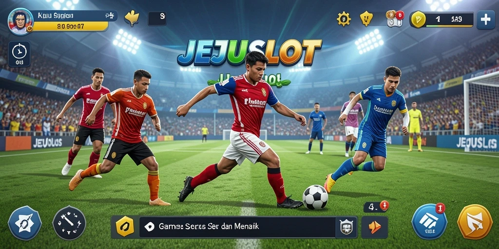 Tampilan gameplay JEJUSLOT yang seru dan menarik di bidang olahraga.