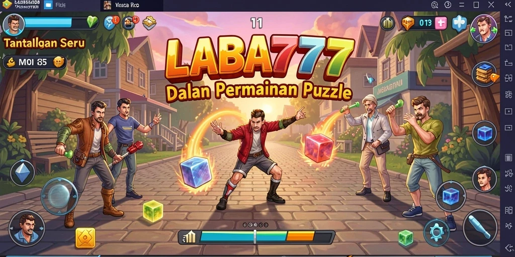Tampilan gameplay seru dari LABA777 dalam permainan puzzle yang menarik.