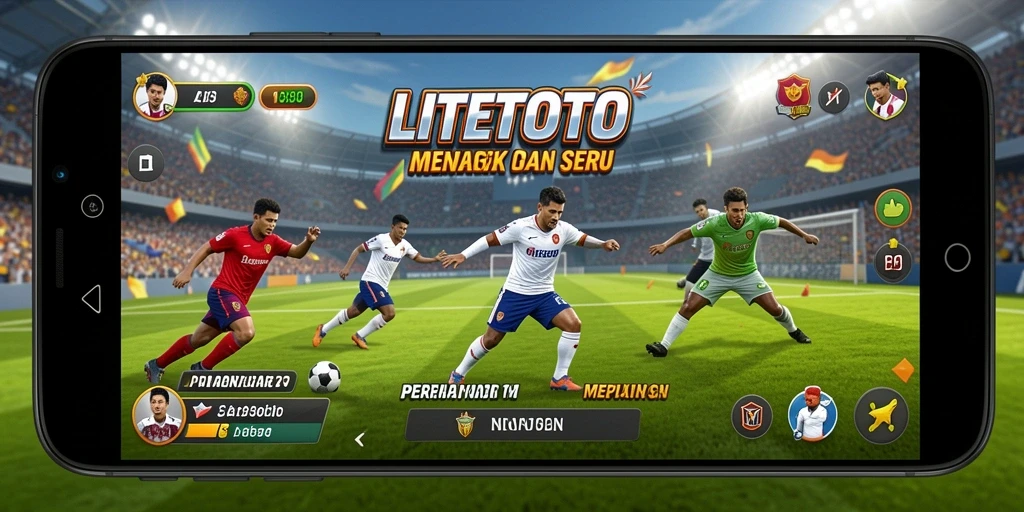 Tangkapan layar LITETOTO menampilkan aksi pertandingan olahraga yang seru.