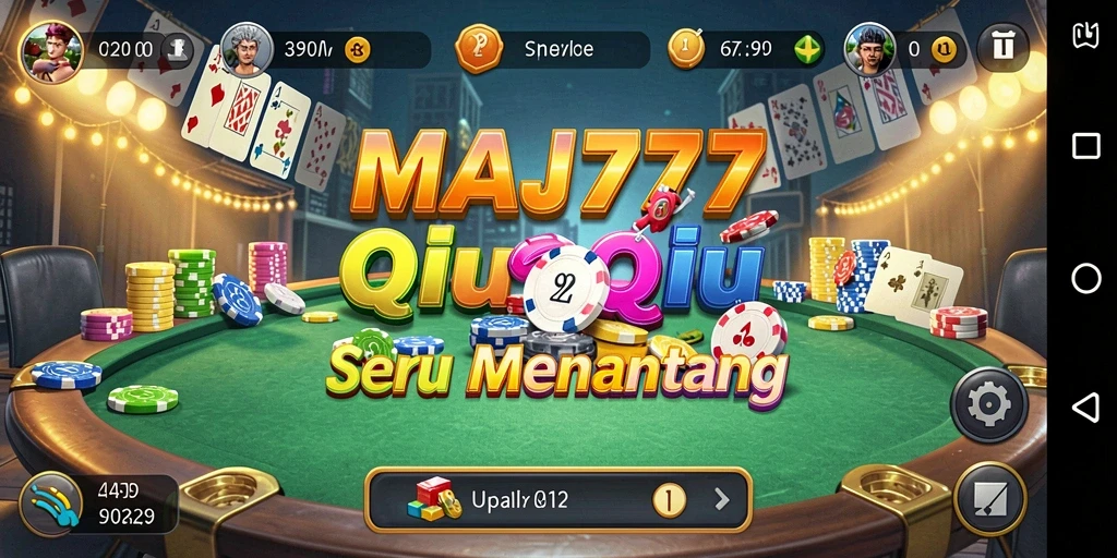 Tampilan gameplay QiuQiu yang seru dalam MAJ777.