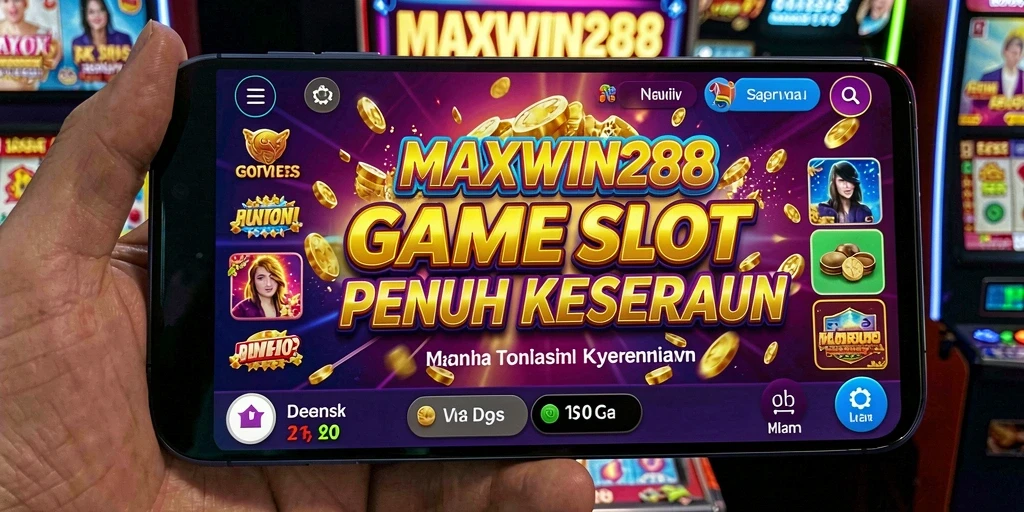 Tampilan gameplay seru dari MAXWIN288 dengan tema slot yang menarik.