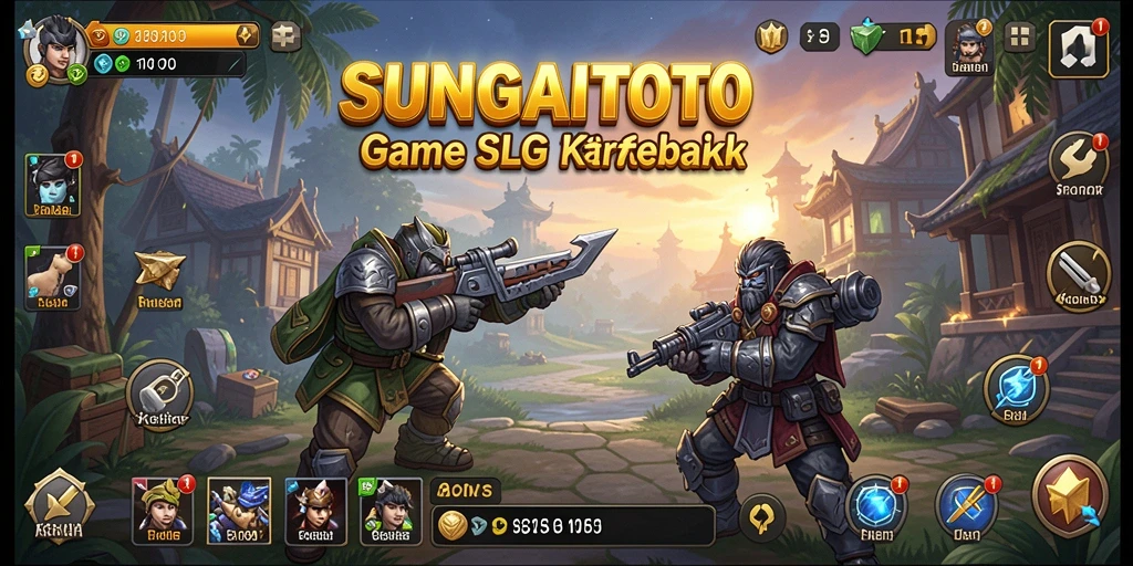 Tangkapan layar SUNGAITOTO menampilkan aksi seru dalam gameplay strategi.