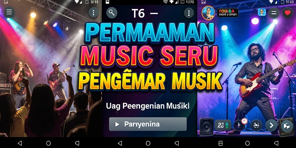 Screenshot gameplay T6 yang menunjukkan keseruan bermain musik.