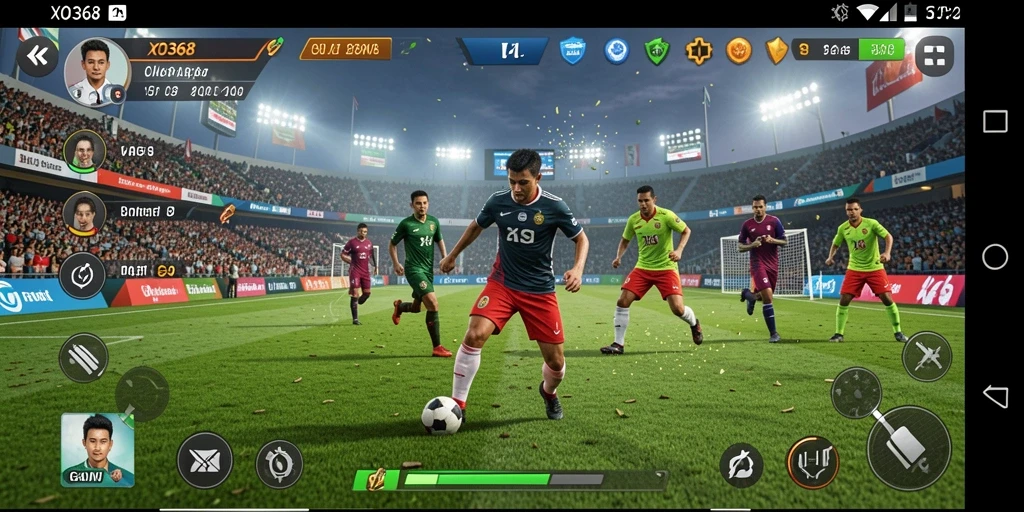 Tampilan gameplay XO368 yang menarik dalam olahraga kompetitif.